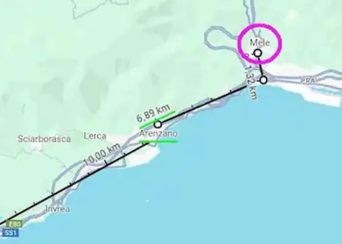 Voltri Genova Arenzano 2 K M Dal Mare